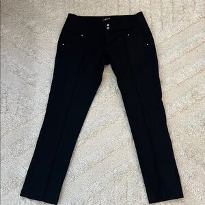 Morgan de Toi Black Straight Leg Ponte Pants
